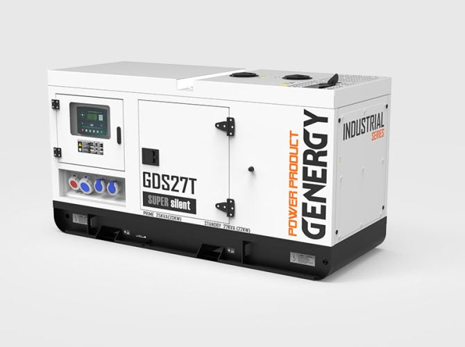 Grupo Electrógeno Genergy GDS27T 27 KVA Trifásico