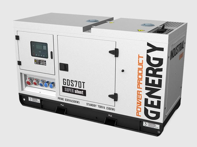 Grupo Electrógeno Genergy GDS70T 69 KVA Trifásico