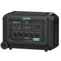Generador Solar Portatil Genergy GZE 3036-E de 3600W para respaldo de aparatos médicos críticos y total cobertura de emergencia ante apagones en el hogar y suministro eléctrico en camping o exteriores.  