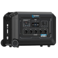 Generador Solar Portatil Genergy GZE 5050-E de 5000W para respaldo de aparatos médicos críticos y total cobertura de emergencia ante apagones en el hogar y suministro eléctrico en camping o exteriores.  