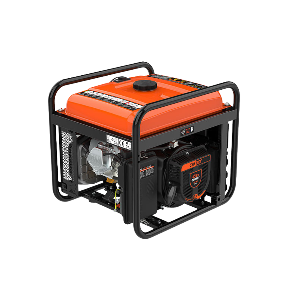 Vista Trasera:
Diseño ultra compacto del generador inverter Genergy Creta Sol 7500W para instalaciones de energías renovables aisladas.