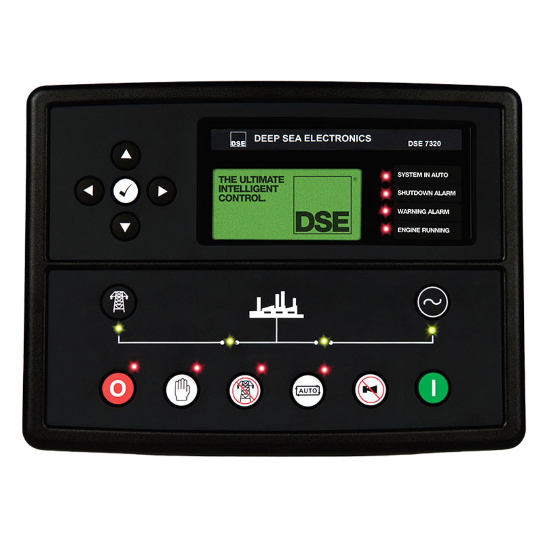 Controlador digital Sea DSE 7320 AMF de serie en el 
Grupo Electrógeno Genergy GDS20M