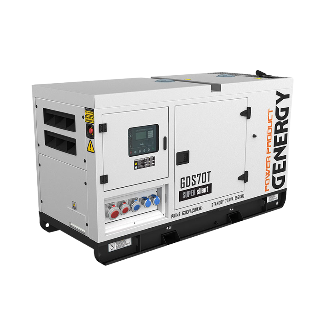 Grupo Electrógeno Genergy GDS70T 69 KVA Trifásico