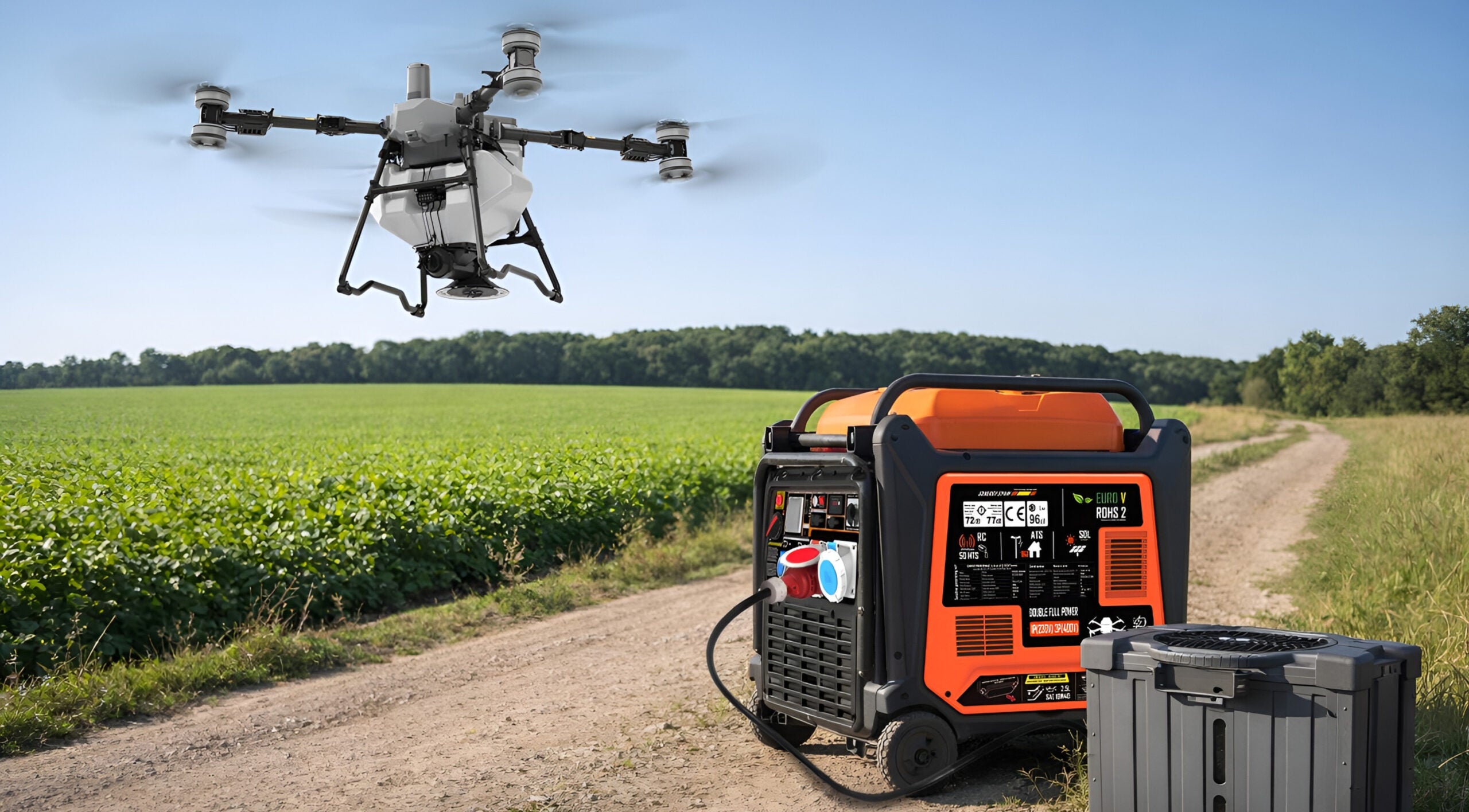 GENERADOR INVERTER / DRON 19000W BORNEO RC-SOL-ATS